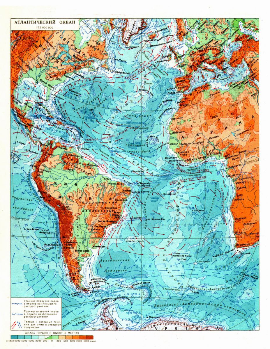Атлантический Океан Фото На Карте
