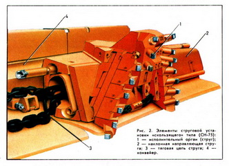 струговая установка скользящего типа