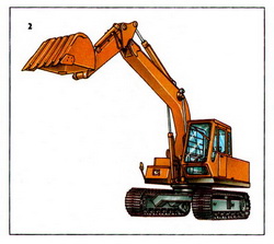 экскаватор с обратной лопатой