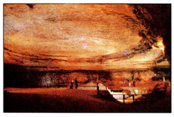 Добыча селитры в Мамонтовой пещере