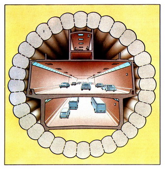 двухярусный автотоннель